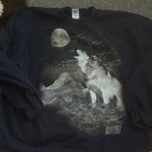 Animal Planet Wolf sweatshirt sz 2x